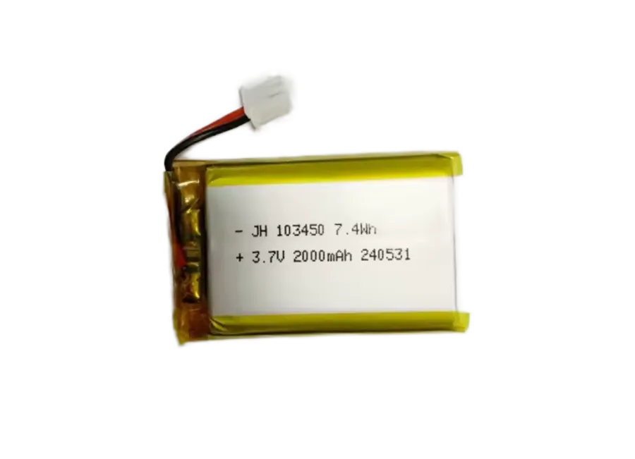Jhxny 103450 Li-ion akkumulátor (2000mAh, 3.7V) – ZHR-2 csatlakozóval